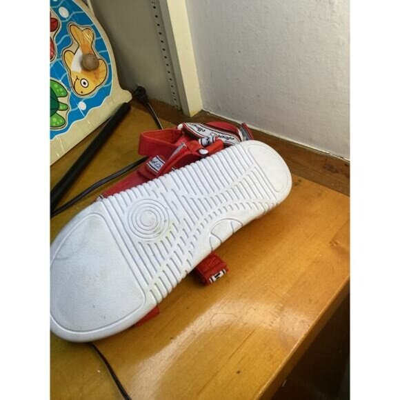 cowgirl argyle boho cozy grandpa dad Ellesse Men's Denso Text AM Sandals Size 10 - Picture 3 of 3